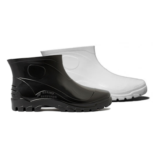 Bota Galocha PVC Cano Curto Branca