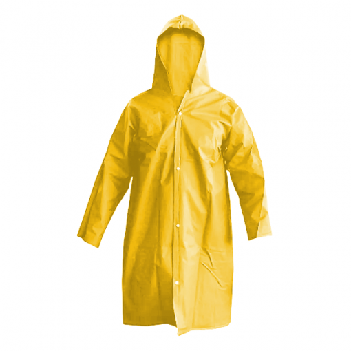 Capa de chuva em PVC manga longa