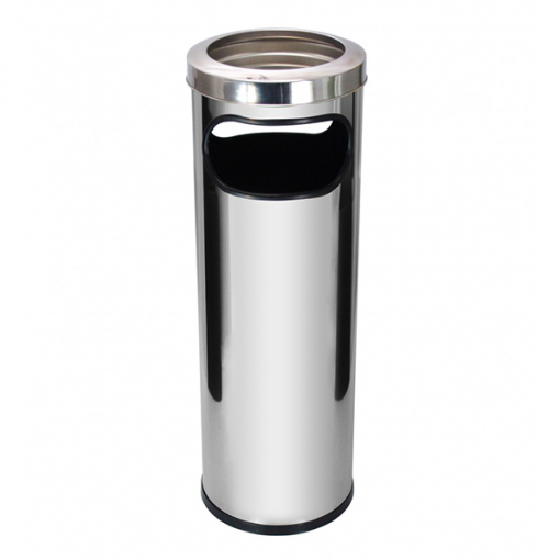 Lixeira Cinzeiro Inox 24 x 70 – Megabor