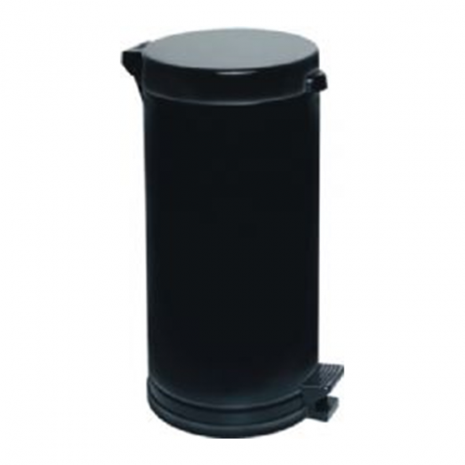 Lixeira em Metal C/Pedal 15L Preta – Megabor