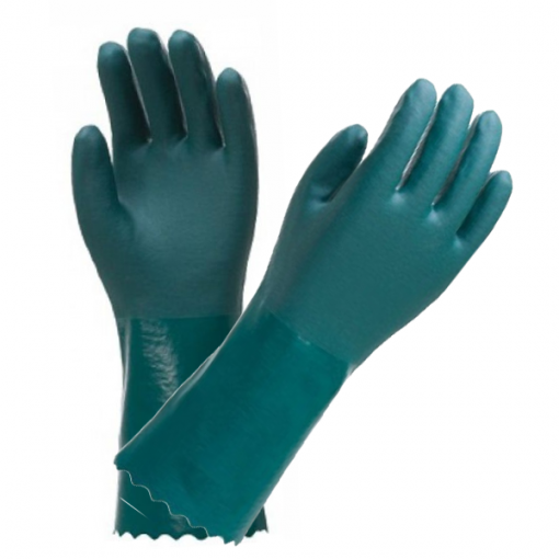 Luva de PVC Forrada Palma Áspera Plasticor