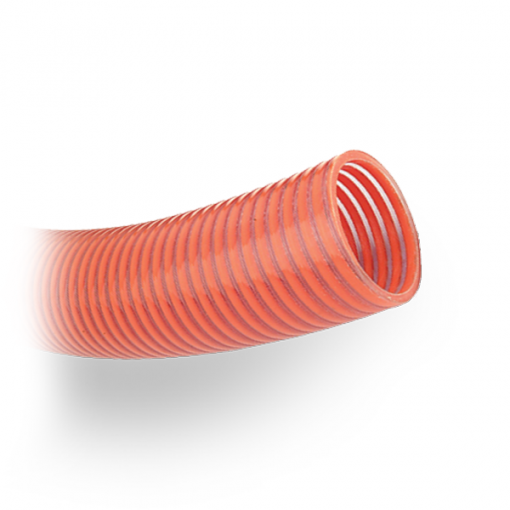Mangueira KM BSS 2.1/2″ Sucção Cristal Laranja