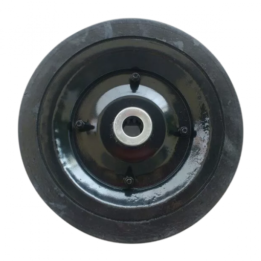 Roda 12″ Chapa de Ferro rolete 1″ Redonda