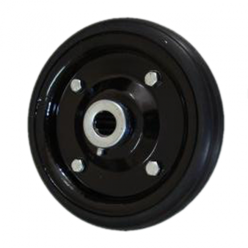 Roda 8″x7/8 Chapa de Ferro C/Rolete
